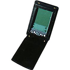External hard drive:Scully Leather PDA Case w/ Belt Loop Soft Plonge 72 Business Accessory,Black