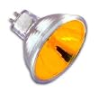 Ushio 1000580 - FNC/FG JR12V-50W/SP12/FG/Yellow - 50 Watt Yellow MR16 Light Bulb, 12 Volts, 12 Degree Spot