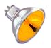 Ushio 1000580 - FNC/FG JR12V-50W/SP12/FG/Yellow - 50 Watt Yellow MR16 Light Bulb, 12 Volts, 12 Degree Spot