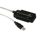 Vantec CB-ISATAU2 SATA/IDE to USB 2.0 Adapter Supports 2.5-Inch, 3.5-Inch, 5.25-Inch Hard Disk Drives (Black)