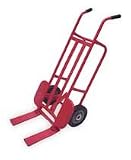 Dayton 2LRL6 Hand Truck, Tilting Fork, Solid Rubber