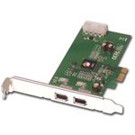 SIIG 2-PORT FIREWIRE 400 PCI EXPRESS ROHS W/ SW (Retail)