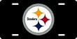 Pittsburgh Steelers Laser Cut Black License Plate - SET OF 6 - Sports Merchandise