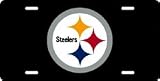Pittsburgh Steelers Laser Cut Black License Plate
