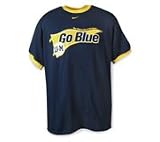 Michigan Wolverines Pennant Ringer T-Shirt by Nike