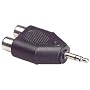 3.5mm Stereo Plug To Dual RCA Jack Adapter