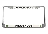 Hedgehog License Plate Frame (Chrome)