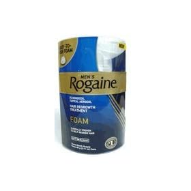Men's Rogaine 5% Minoxidil Foam 4 month supply (4) 60g (2.11 oz) Cans