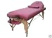 Burgundy 77 Long 30 Wide 4 Pad Reiki Portable Massage Table