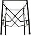 Carrom Board Stand Metal