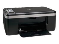 HP Deskjet F4180 All-in-One - Multifunction ( printer / copier / scanner ) - color - ink-jet - copying (up to): 20 ppm (mono) / 14 ppm (color) - printing (up to): 20 ppm (mono) / 14 ppm (color) - 100 sheets - USB