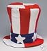 Patriotic Velvet Uncle Sam Top Hat