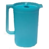 Tupperware Classic Sheer 1 Gal. Pitcher. Tropical Water/Sea Mist Seal