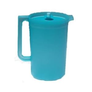 Tupperware Classic Sheer 1 Gal. Pitcher. Tropical Water Sea Mist Seal by