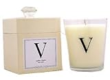 Archipelago Monograms Soy Candles V - Vanilla & Freesia Soy Candle