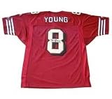 Steve Young Autographed/Hand Signed Jersey Authentic San Francisco 49ers by Adidas, Burgundy
