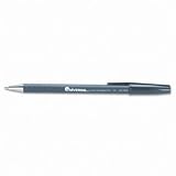 Universal® Comfort Grip Stick Ballpoint Pen PEN,COMFORT,GRIP,FINE,BK (Pack of20)