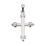Platinum Cross Pendant - 21.0x16.0mm