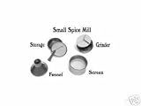 BRAND NEW Gourmet Small Spice Mill Grinder w/Metal Screen
