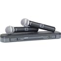 Performance Gear Dual Handheld Vocal Wireless Microphone System UHF Channels 34-35