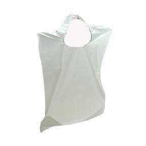 Disposable Polyethylene Bibs 500/case Disposable Polyethylene Bibs 500/case