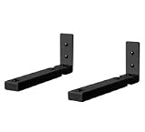 B-Tech - BT15 - Black Wall Mount with Adjustable Arms for Centre Speaker or Microwave