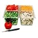 Carlisle 1052113 Amber 6-3/4-Inch TopNotch One-Ninth Size Pan (Case of 6)