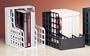 ESS23002 - DecoRack Plastic Magazine File, 2 Dividers, Blue, 9w x 10-5/8d x 12h (ESS23002)