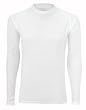 LE Tight Crew Compression Fit L/S Wicking Tight Crew White L