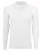 LE Tight Crew Compression Fit L/S Wicking Tight Crew White L