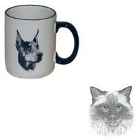 Ragdoll Country Mug, Porcelain by Rosalinde (12 oz.)