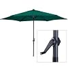 PARASOL New 2.7m Crank Aluminium Garden Patio Umbrella/Parasol GREEN
