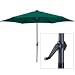 PARASOL New 2.7m Crank Aluminium Garden Patio Umbrella/Parasol GREEN