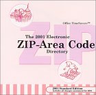 2001 Electronic ZIP-Area Code Directory Standard Edition : Fully Searchable Database on CD-ROM of all US ZIP Codes and Area Codes
