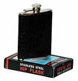 7 Oz. Crocodile Skins L@@ks Vinyl Hip Flask