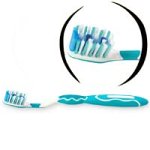 Mentadent White & Clean Toothbrush with Whitening Ribbon, Full, Medium 92 , 1 toothbrush