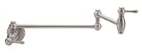 Danze D205057SS Opulence Wall Mount Pot Filler Faucet, Stainless Steel