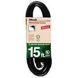 Extension Cords: WOODS INDUSTRIES 0258 ROUND VINYL EXTENSION CORD #16/2 - 15