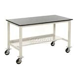 60 X 30 Mobile Phenolic Resin Safety Lab Bench-Tan