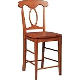 LINON FRENCH BACK 30 INCH STOOL - 02460DOK-01-KD-U by Linon