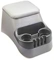 TSI Clutter Catcher Bench Seat Console Grey