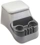 TSI Clutter Catcher Bench Seat Console Grey