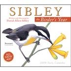 David Allen Sibley The Birder's Year 2009 Desk Calendar