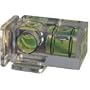 Jobu Design Dual-Axis Clear Bubble Level with Easy See Green Fluid.