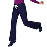 BLACK Urbane Scrubs 9302 Full Drawstring Stretch Pant - Size Small BLACK