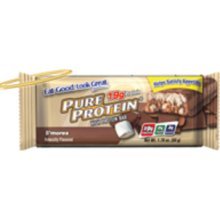 Pure Protein High Protein Bar, S'mores, 6 Bars, 1.76 Ounces (Pack of 2)