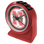 Nebraska Cornhuskers Gripper Alarm Clock
