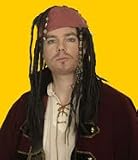 Piraten Kopftuch mit Haarschmuck Jack Karneval Fasching - Festartikel Hirschfeld
