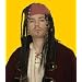 Piraten Kopftuch mit Haarschmuck Jack Karneval Fasching