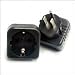 Tools & Hardware : VP 13 - Converts grounded German and European plugs to grounded USA